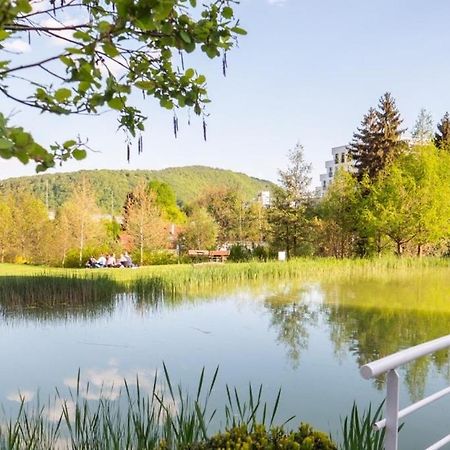 Alure Residences 2 & 24H Self Check-In, Parking In The Garage In The Apartment Building Included, New Building, Terrace, Green Location With A Forest Park With A Lake, Children'S Playground Banská Bystrica Exteriör bild